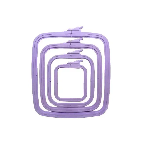 Nurge Kvadratiniai (Stačiakampiai) Plastikiniai Lankai 19,5*22 cm (alyvinis) 170-13LI
