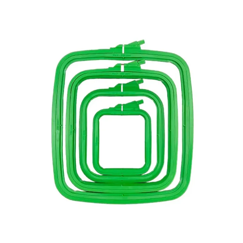 Nurge Square (Rectangular) Plastic Hoops 19.5*22 cm (green) 170-13GREEN