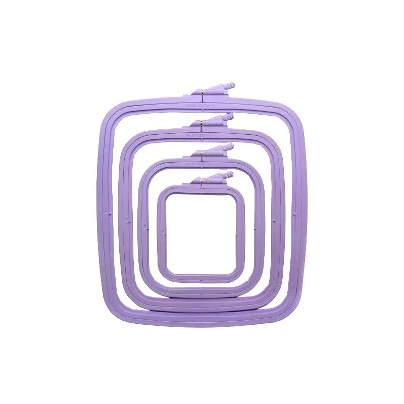 Cercles en plastique carrés (rectangulaires) Nurge 14.5*16.5 cm (lilas) 170-12LI