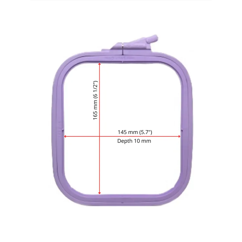 Cercles en plastique carrés (rectangulaires) Nurge 14.5*16.5 cm (lilas) 170-12LI
