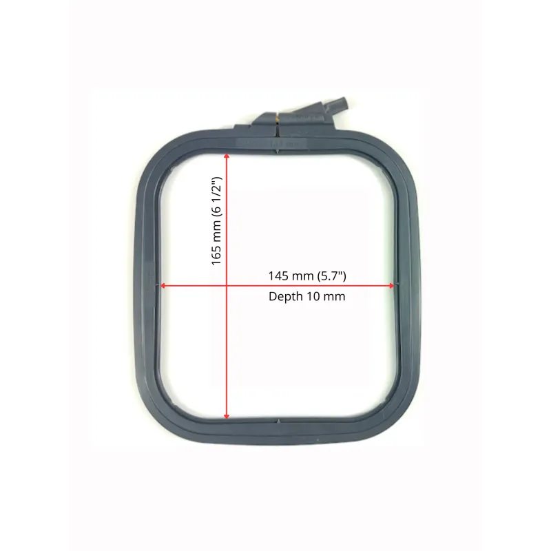 Nurge Quadratische (rechteckige) Kunststoffrahmen 14.5*16.5 cm (grau) 170-12GREY