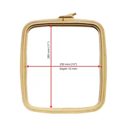 Nurge Kvadrātveida (Taisnstūra) Plastmasas Stīpas 25*28 cm (brūna) 170-14BR