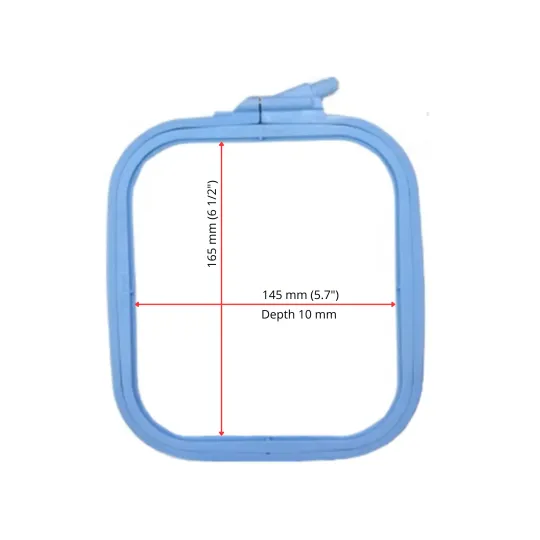 Nurge kvadratiniai (stačiakampiai) plastikiniai rėmeliai 14.5*16.5 cm (mėlyni) 170-12BL