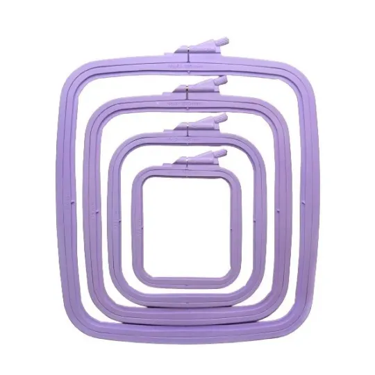 Nurge Kvadratiniai (stačiakampiai) plastikiniai lankai 9,5*11 cm (alyvinė) 170-11LI