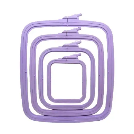 Nurge Kvadratiniai (stačiakampiai) plastikiniai lankai 9,5*11 cm (alyvinė) 170-11LI