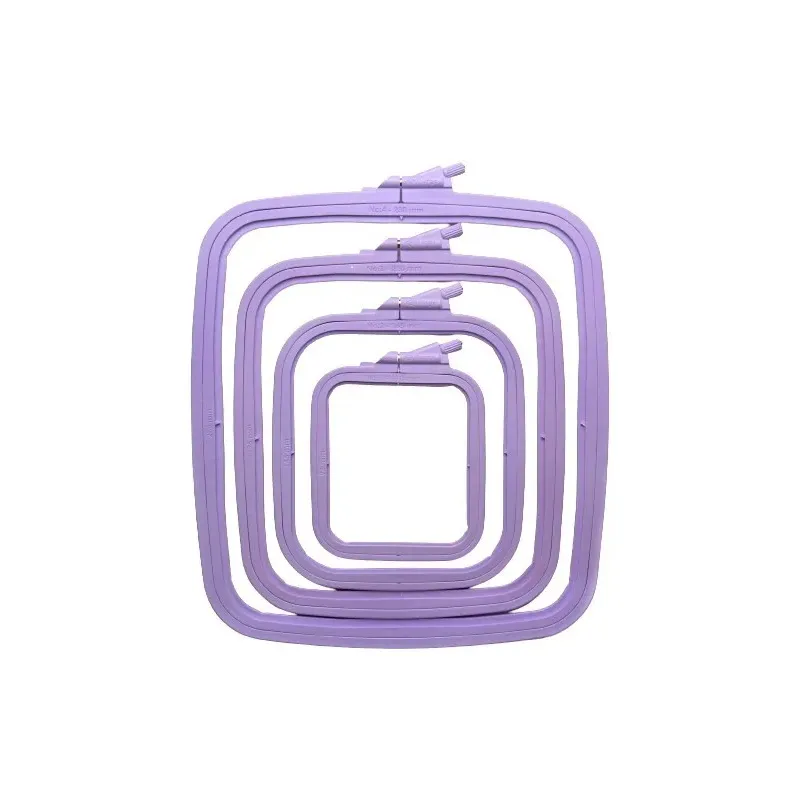 Cerceaux carrés (rectangulaires) en plastique Nurge 9.5*11 cm (lilas) 170-11LI