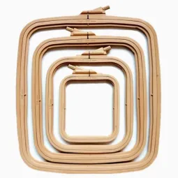 Nurge Square (Rectangular) Plastic Hoops 9.5*11 cm (коричневый) 170-11BR