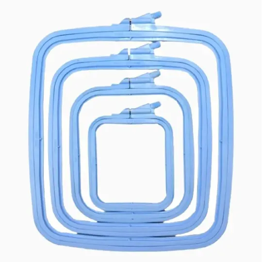 Cercles en plastique carrés (rectangulaires) Nurge 9.5*11 cm (bleu) 170-11BL