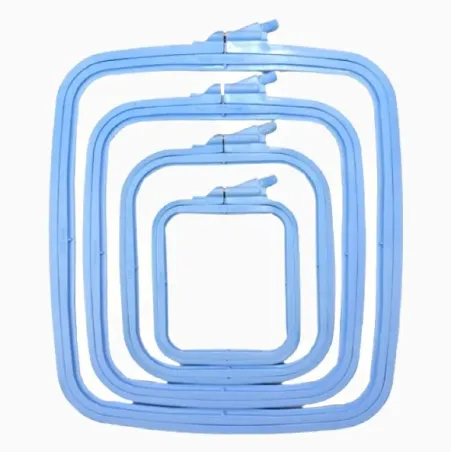 Nurge Kvadratiniai (Stačiakampiai) plastikiniai lankai 9,5*11 cm (mėlyni) 170-11BL