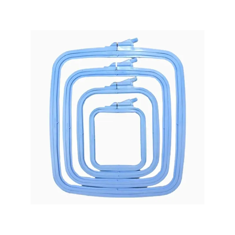 Cercles en plastique carrés (rectangulaires) Nurge 9.5*11 cm (bleu) 170-11BL
