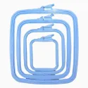 Cercles en plastique carrés (rectangulaires) Nurge 9.5*11 cm (bleu) 170-11BL