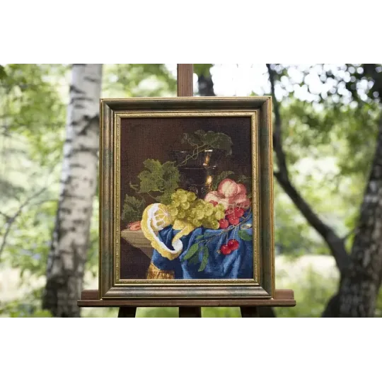 (Снят с производства) Набор для счетного вышивания крестиком "Десерт. XVII век, середина" 34x42 см S/MK089