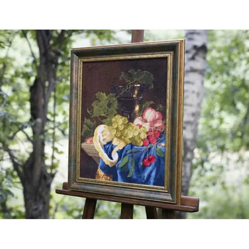 (Abandonné) Kit de point de croix compté "Dessert. XVIIe siècle, milieu" S/MK089