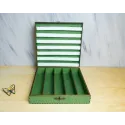 Organizer for needles on a wooden base. Green, 210 holes  OG-065 (D)