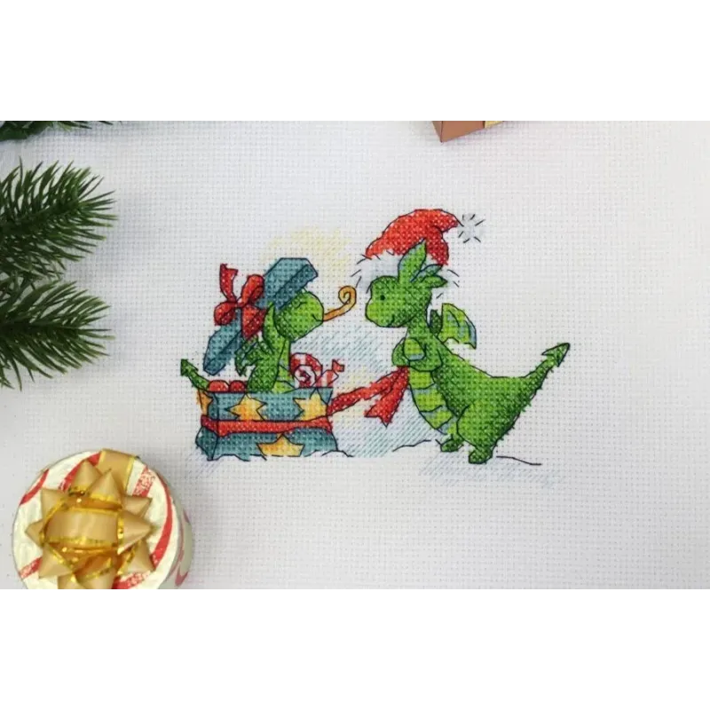 Kreuzstichset "Weihnachtsgeschenk" SM-756 (D)