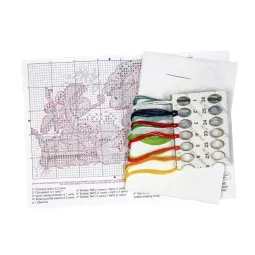Kit de point de croix « Cadeau de Noël » SM-756