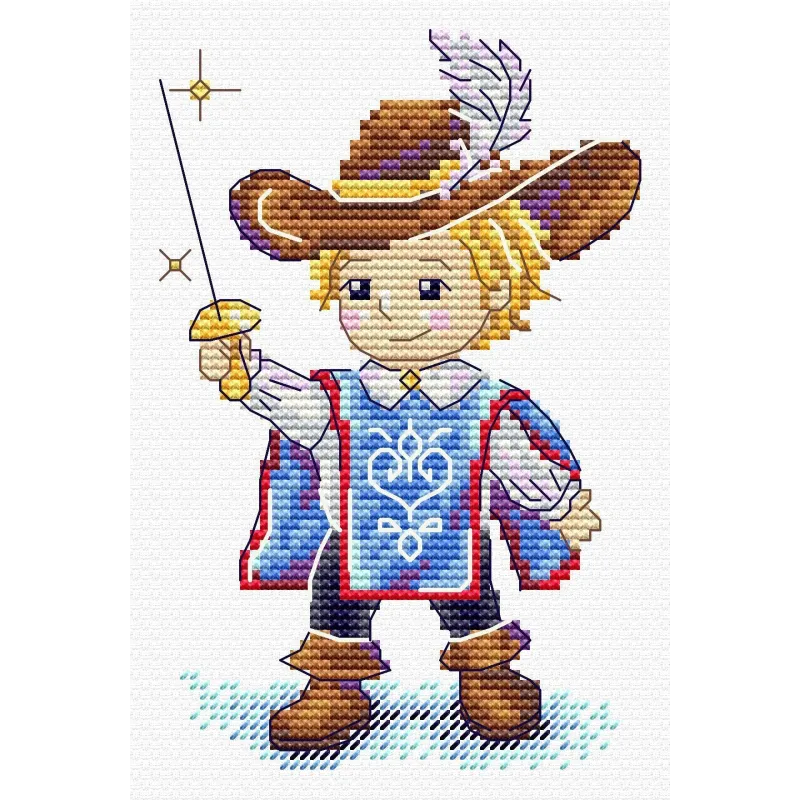 Cross stitch kit "Musketeer" SM-730 (D)