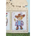 Cross stitch kit "Musketeer" SM-730 (D)