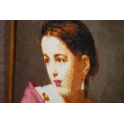 Kreuzstich-Set "Arme Lisa" 35×29 cm S/MK076