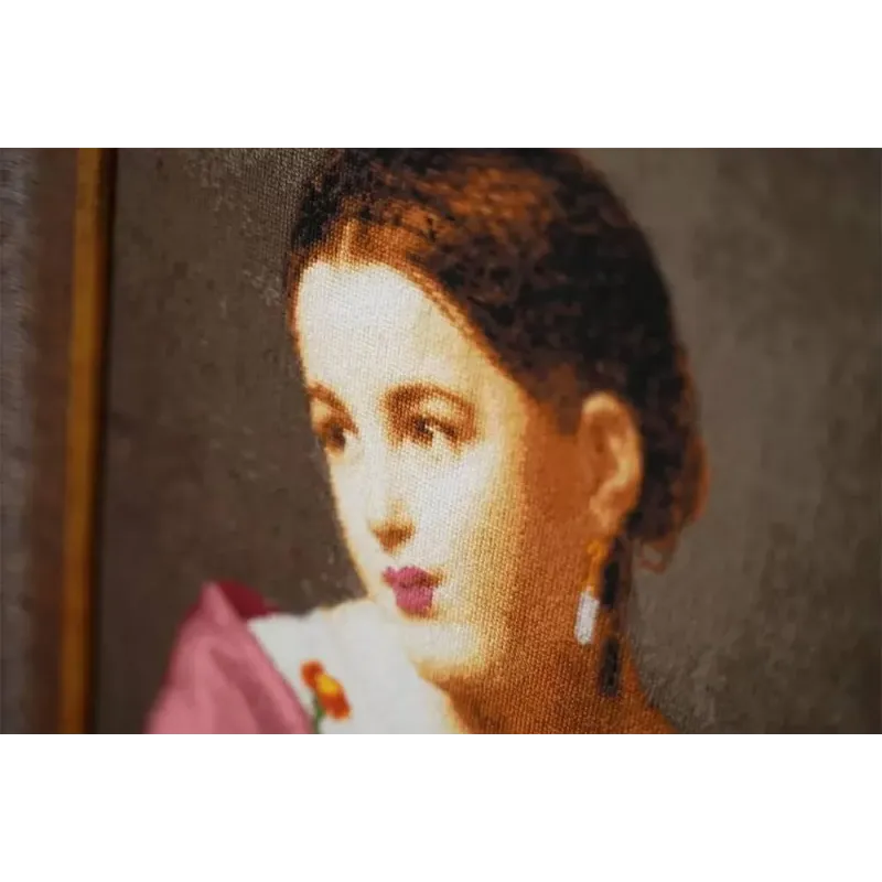 Kreuzstich-Set "Arme Lisa" 35×29 cm S/MK076