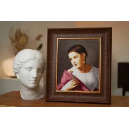 Kreuzstich-Set "Arme Lisa" 35×29 cm S/MK076