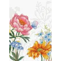 Fleurs et papillon SBU4019