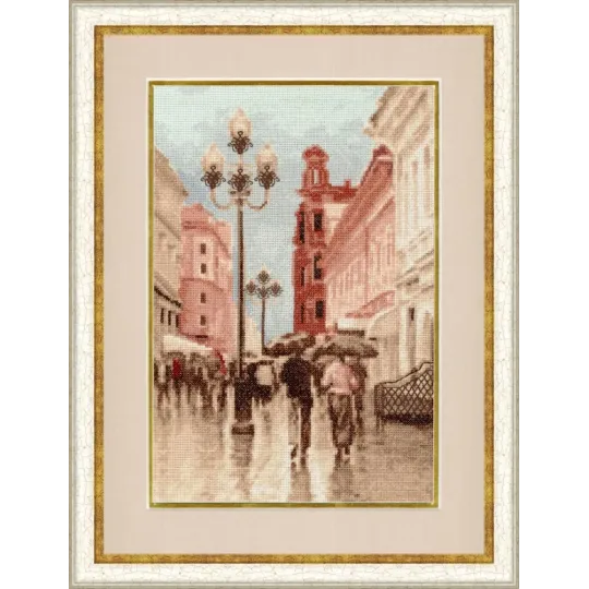 (Discontinued) Cross stitch kit "Arbat" 30.3x21.3 cm S/GM013