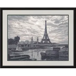 (Eingestellt) Kreuzstich-Set "Paris" 42,8x56,7 cm S/VS010