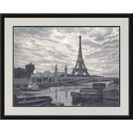 (Eingestellt) Kreuzstich-Set "Paris" 42,8x56,7 cm S/VS010