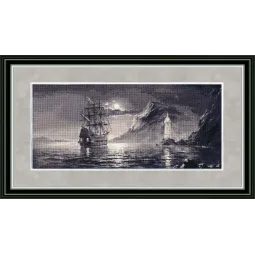 Kreuzstich-Set "Mondlichtung" 42.5x19 cm S/MM018