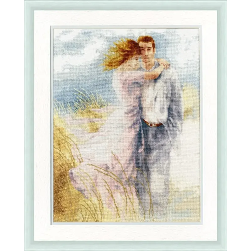 Cross stitch kit "Date by the Sea" 35.5x27 cm S/AK008