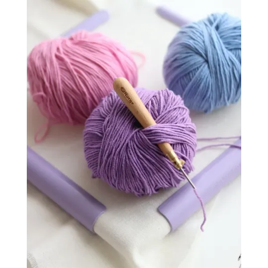 21x21 cm Clips Frame (lilac) 270-1LI