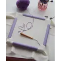 21x21 cm Clips Frame (lilac) 270-1LI