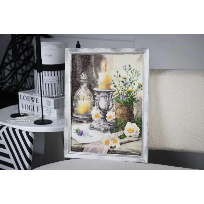 Siuvinėjimo kryželiu rinkinys "Paprastesnių laikų palikimas" 28,7 x 38,5 cm S/SZH076