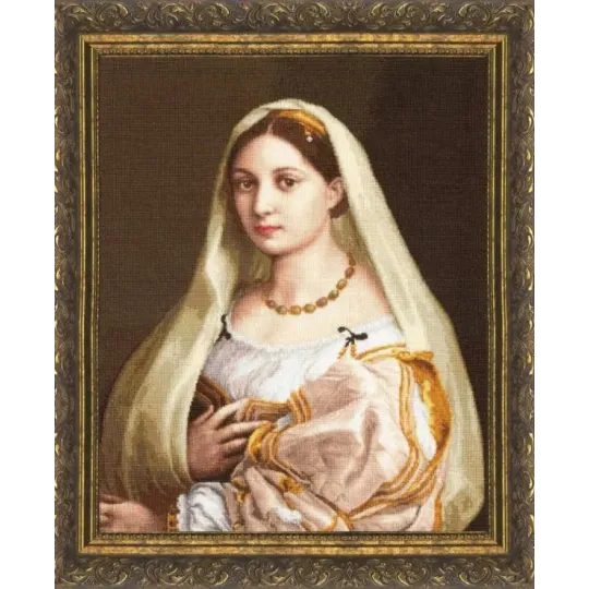 Kryželiu siuvinėjimo rinkinys "Donna Velata" 37.5 x 46.5 cm S/MK121