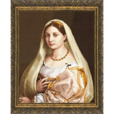 Kreuzstich-Set "Donna Velata" 37.5 x 46.5 cm S/MK121