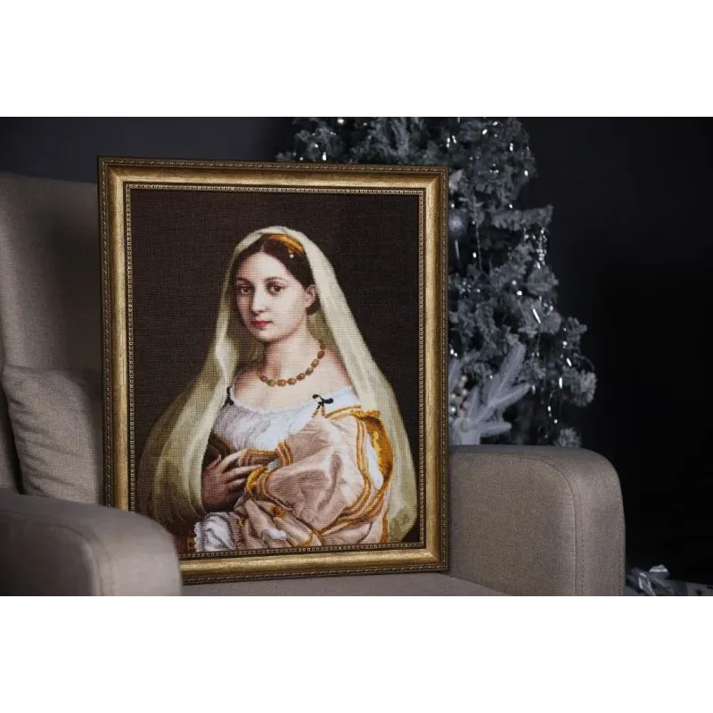 Cross stitch kit "Donna Velata" 37.5 x 46.5 cm S/MK121