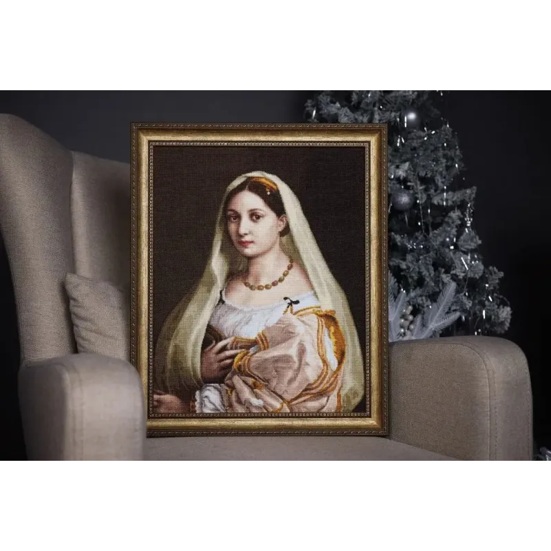 Kryželiu siuvinėjimo rinkinys "Donna Velata" 37.5 x 46.5 cm S/MK121