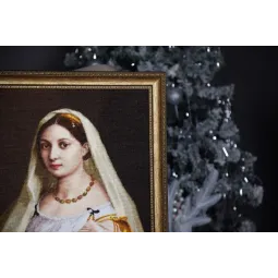 Kreuzstich-Set "Donna Velata" 37.5 x 46.5 cm S/MK121