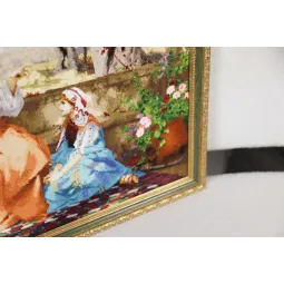 Kryželiu siuvinėjimo rinkinys "Kristus su Morta ir Marija" 85 x 54 cm S/MK120