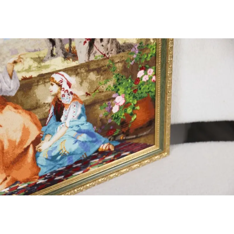 Cross stitch kit "Christ with Martha and Mary" 85 x 54 cm S/MK120