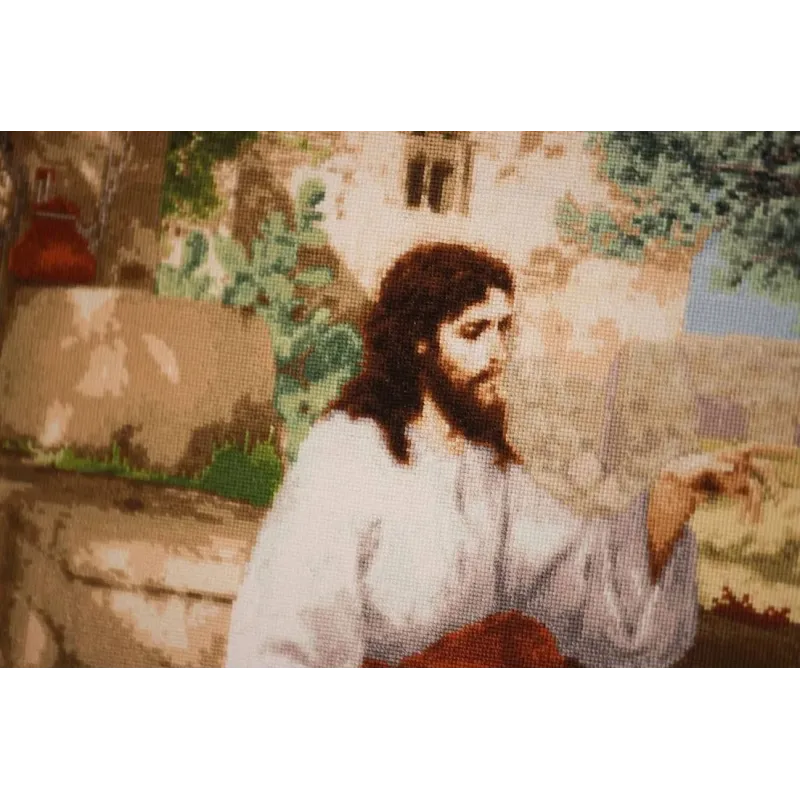 Cross stitch kit "Christ with Martha and Mary" 85 x 54 cm S/MK120