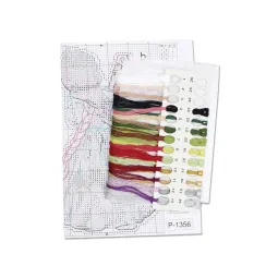 Siuvinėjimo kryželiu rinkinys "Velykų desertas" 16*10 cm SR-1356