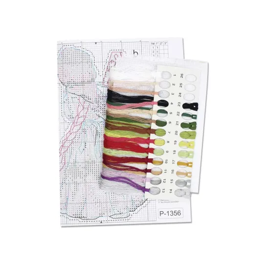 Набор для вышивания крестиком "Пасхальный десерт" 16*10 см SR-1356