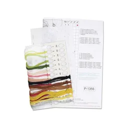 Cross stitch kit "Grandfather with a willow" 16*7 cm SR-1355