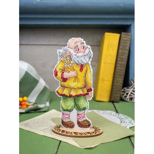 Cross stitch kit "Grandfather with a willow" 16*7 cm SR-1355
