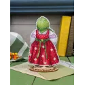 Ristinuke komplektas "Močiutė su Velykų pyragu" 16*10 cm SR-1354