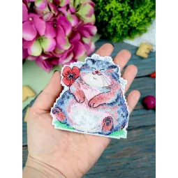 Kreuzstich-Set „Mohnliebhaber“ 10*9 cm SR-1351