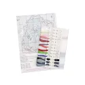 Kit point de croix "Passion coquelicot" 10*9 cm SR-1351