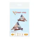 Cross stitch kit "Dove and turtledove" 10*14 cm SR-1338